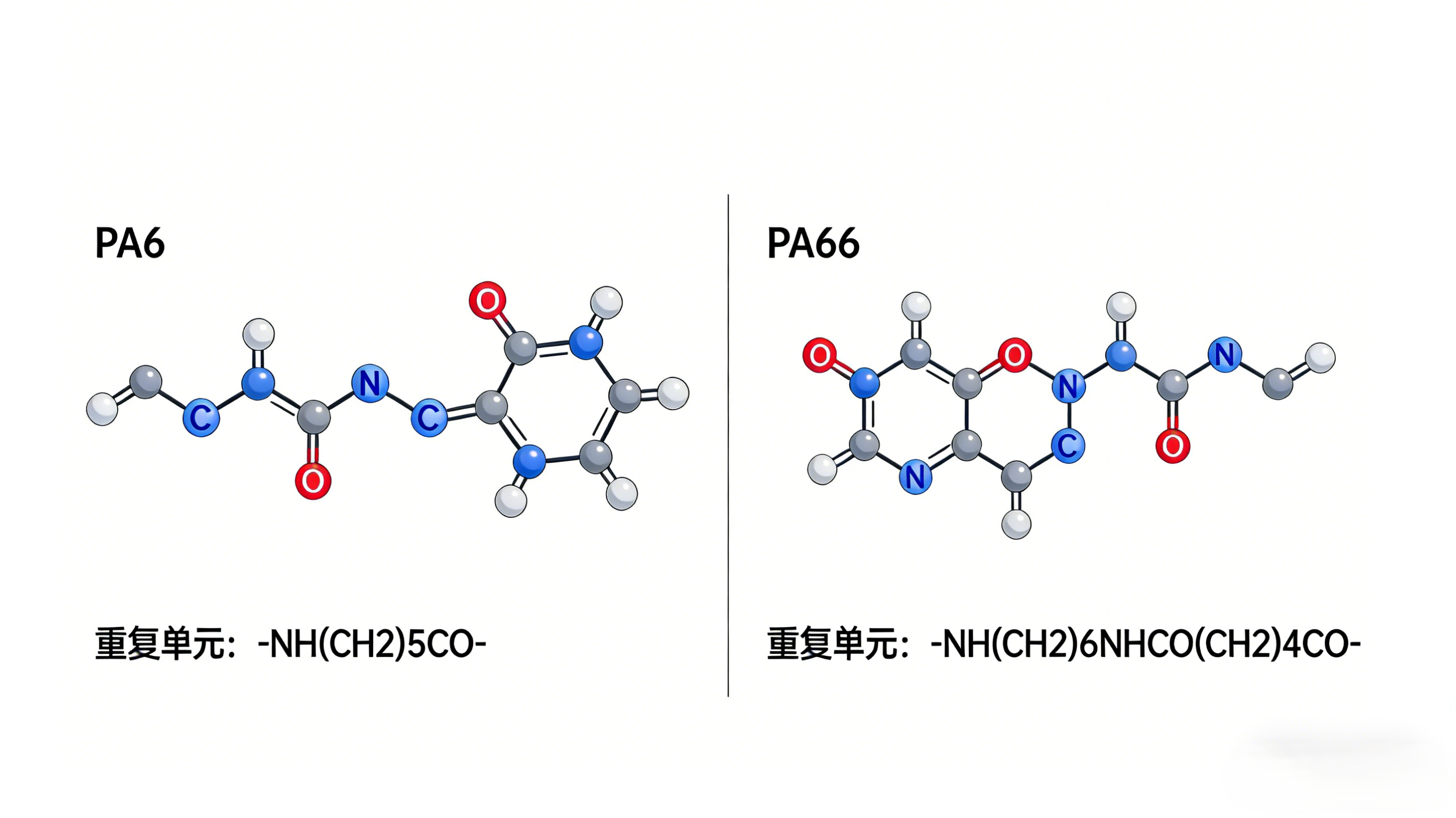 PA6和PA66的性能差異,分子結(jié)構(gòu)里藏著答案?